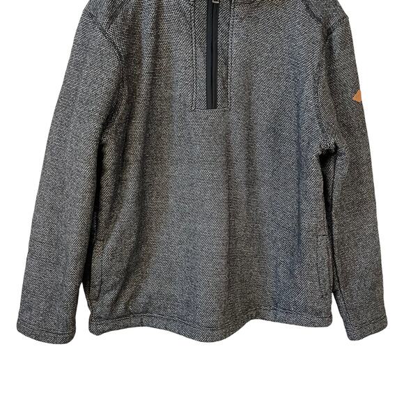 ORVIS Classic Collection Mens Quarter Zip Sweater Sherpa Lined Black L Outdoor - Picture 5 of 10